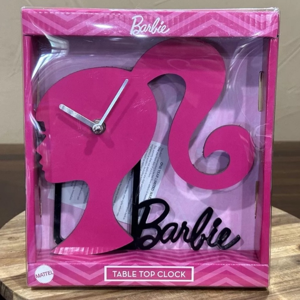 Barbie Table Top Clock